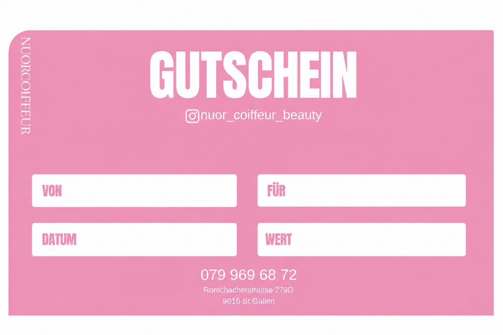 NuorCoiffeur-Gutschein