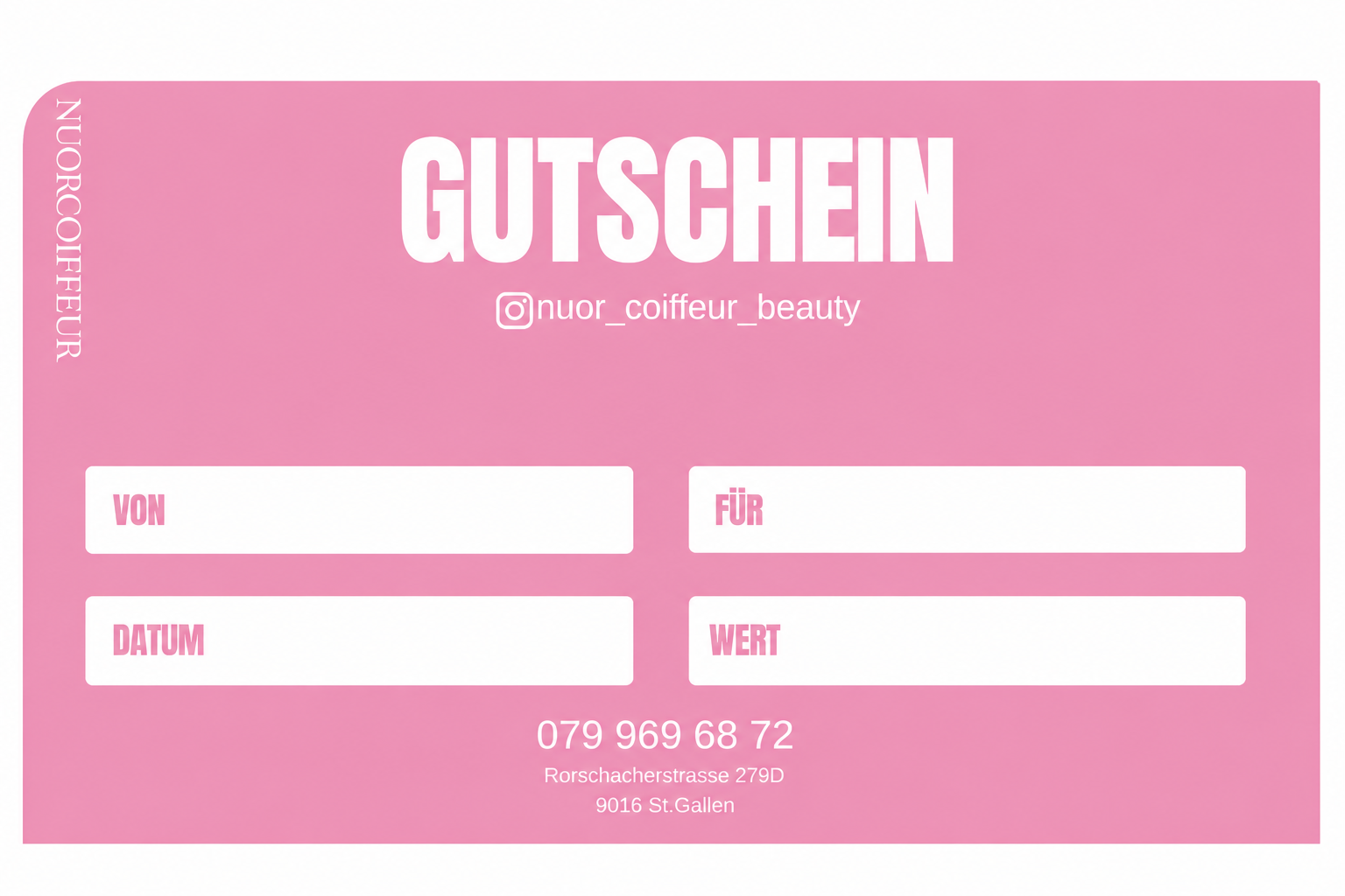 NuorCoiffeur-Gutschein